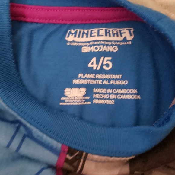 Mine craft pj's - Picture 2 of 3